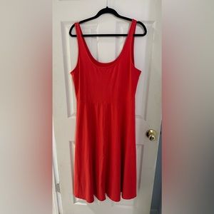 A NEW DAY MIDI RED SLEEVELESS DRESS SIZE XL